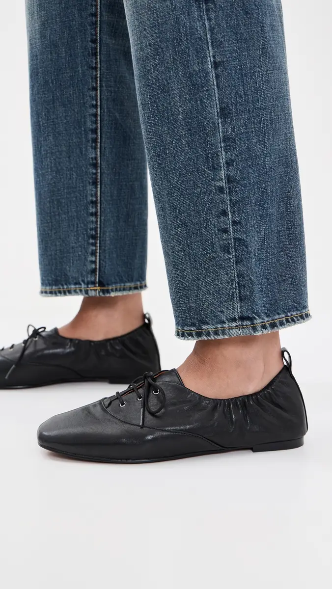 Madewell Greta Lace Up Oxford Flats | Thumbnail 3 Madewell Greta Lace Up Oxford Flats | Thumbnail 3