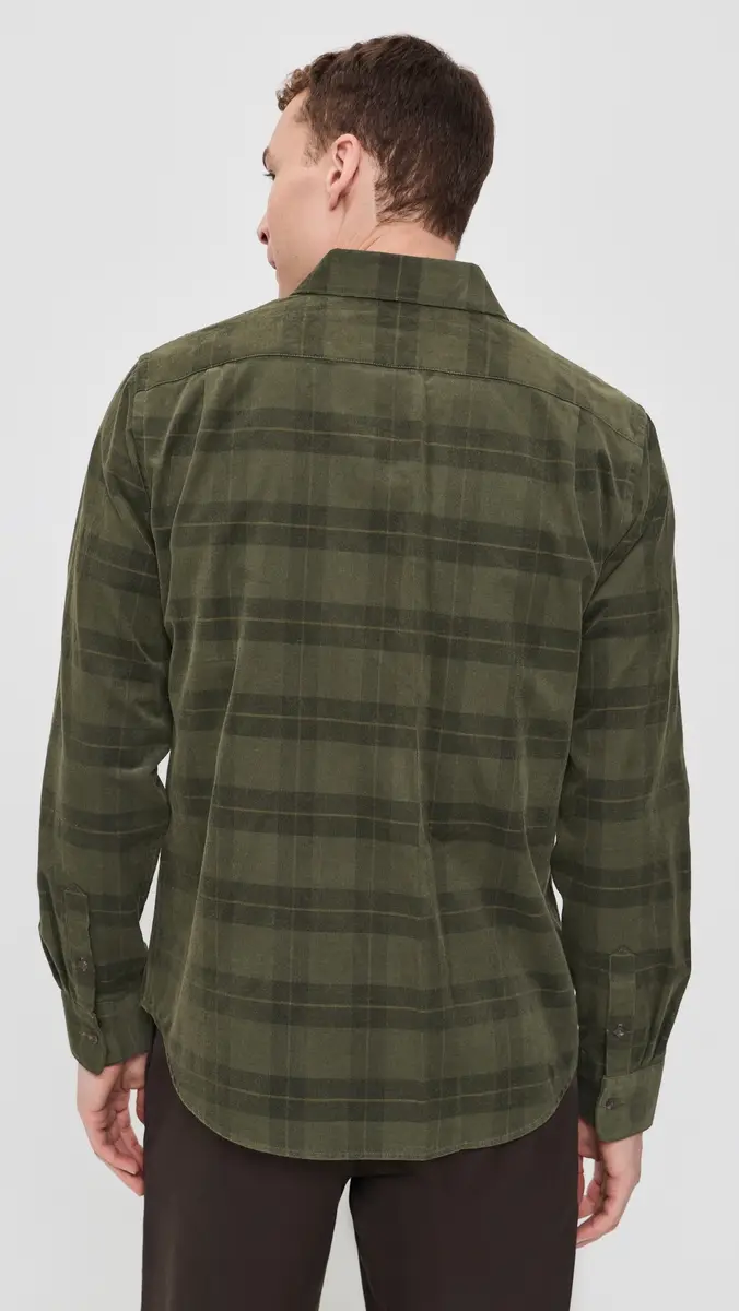 Vince Hamilton Plaid Corduroy Long Sleeve | Thumbnail 3 Vince Hamilton Plaid Corduroy Long Sleeve | Thumbnail 3