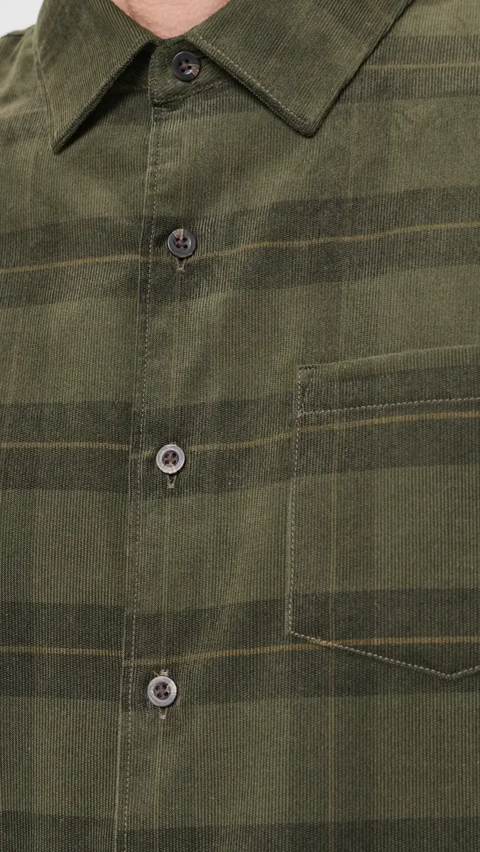 Vince Hamilton Plaid Corduroy Long Sleeve | Thumbnail 6 Vince Hamilton Plaid Corduroy Long Sleeve | Thumbnail 6