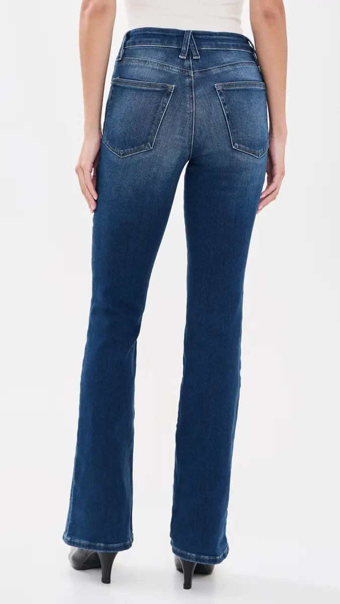 GOOD AMERICAN Soft Tech Good Classic Bootcut Jeans | Thumbnail 3