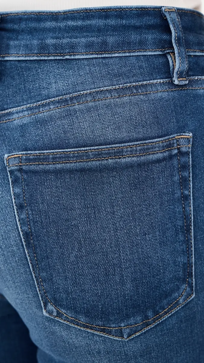 GOOD AMERICAN Soft Tech Good Classic Bootcut Jeans | Thumbnail 6