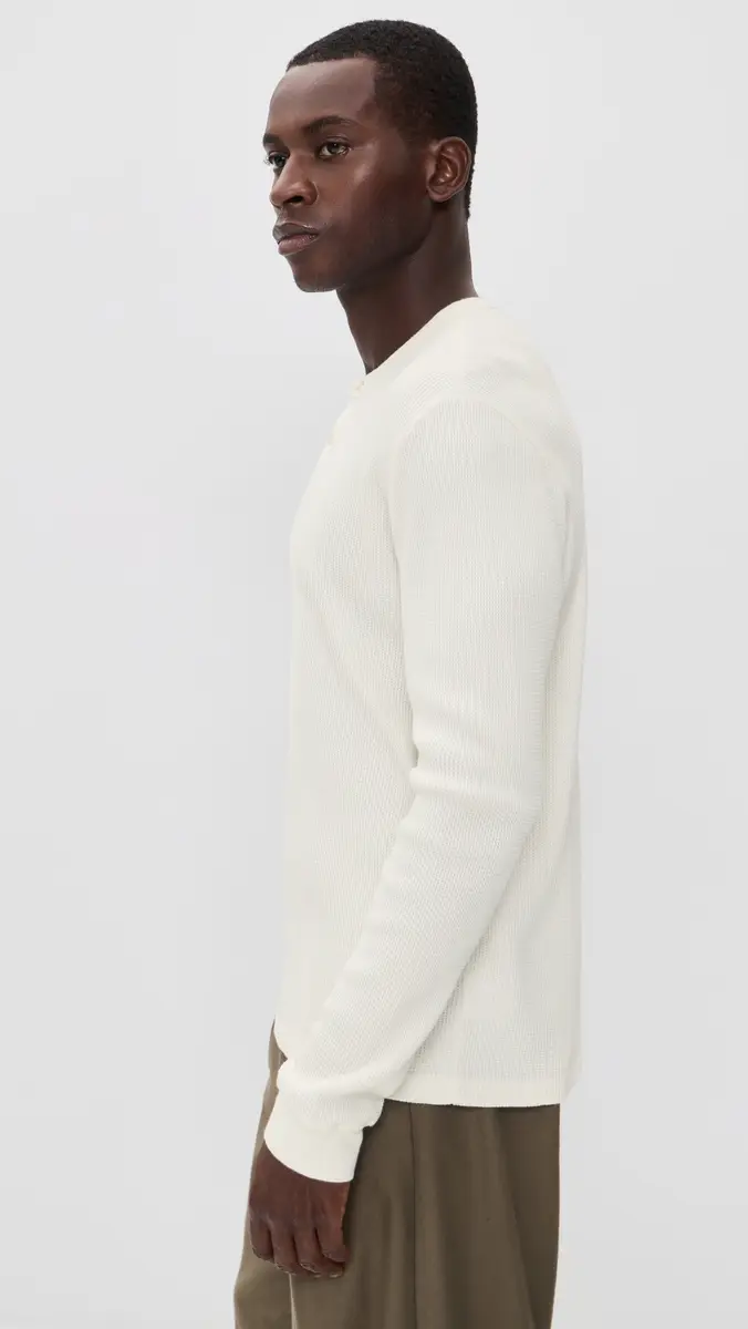 Joe's Jeans Henley Waffle Tee | Thumbnail 4 Joe's Jeans Henley Waffle Tee | Thumbnail 4