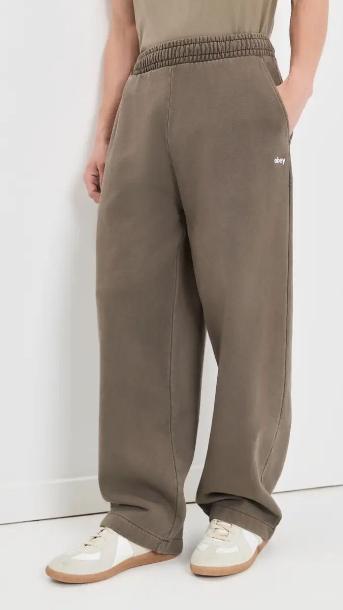 Obey Lowercase Pigment Straight Leg Sweatpants | Thumbnail 2 Obey Lowercase Pigment Straight Leg Sweatpants | Thumbnail 2