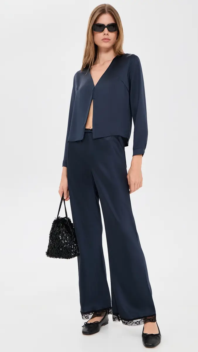 Asher Val Satin Blouse | Thumbnail 5 Asher Val Satin Blouse | Thumbnail 5