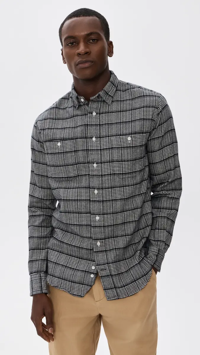 Gitman Vintage Heavy Pique Flannel Workshirt | Thumbnail 2 Gitman Vintage Heavy Pique Flannel Workshirt | Thumbnail 2