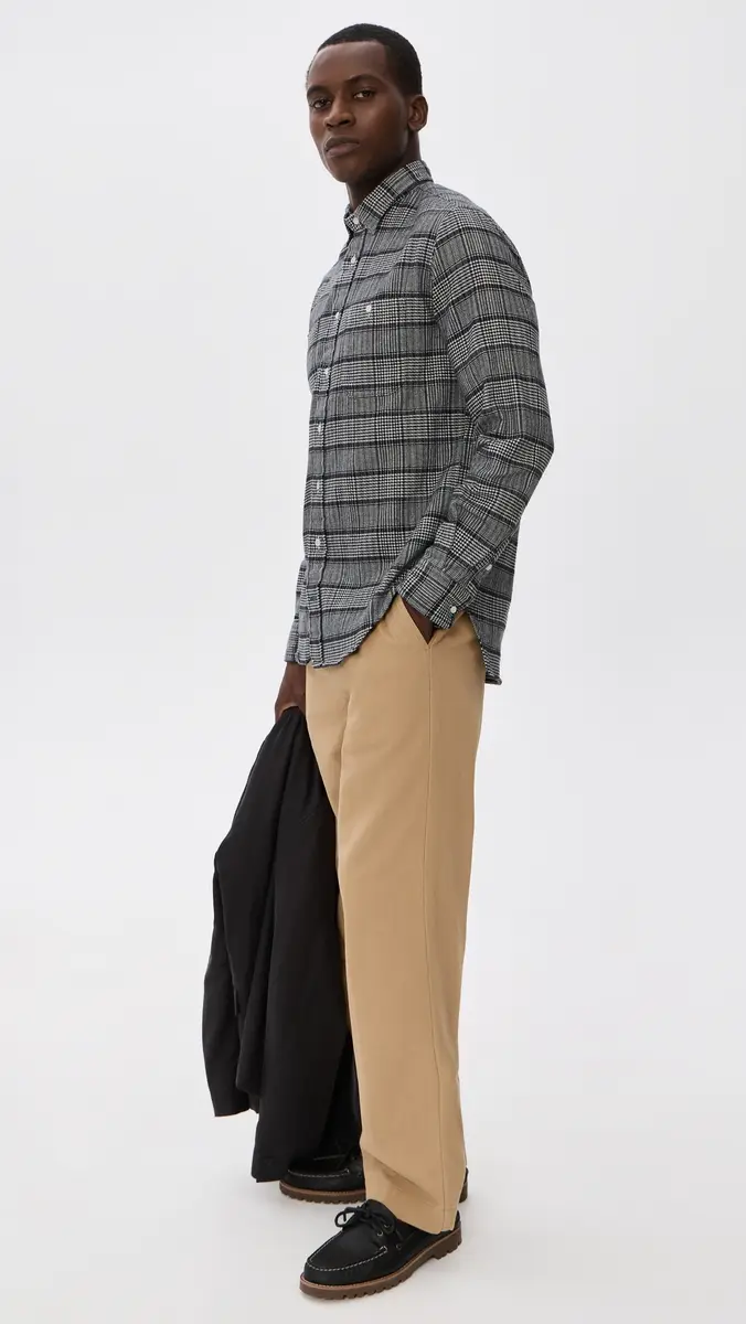 Gitman Vintage Heavy Pique Flannel Workshirt | Thumbnail 4 Gitman Vintage Heavy Pique Flannel Workshirt | Thumbnail 4