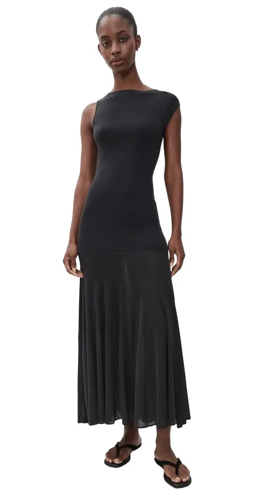 Fine Jersey Circle Hem Dress
