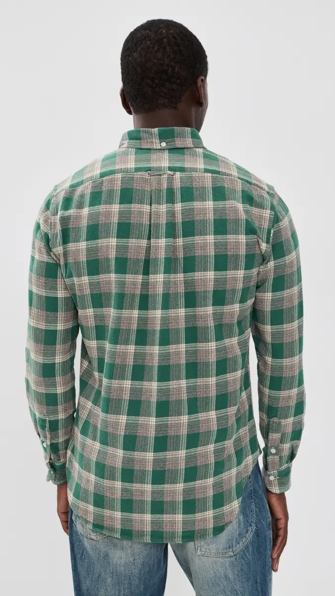 Gitman Vintage Brushed Winter Madras Shirt | Thumbnail 3 Gitman Vintage Brushed Winter Madras Shirt | Thumbnail 3