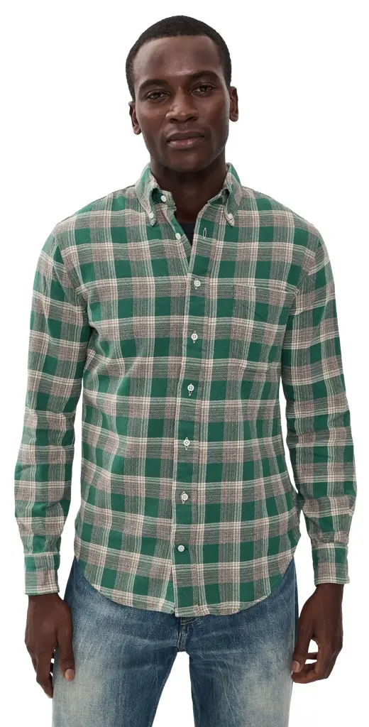 Gitman Vintage Brushed Winter Madras Shirt
