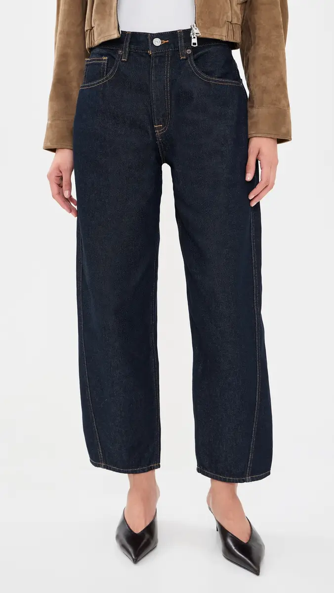GOOD AMERICAN Vintage Barrel Ankle Jeans | Thumbnail 2 GOOD AMERICAN Vintage Barrel Ankle Jeans | Thumbnail 2