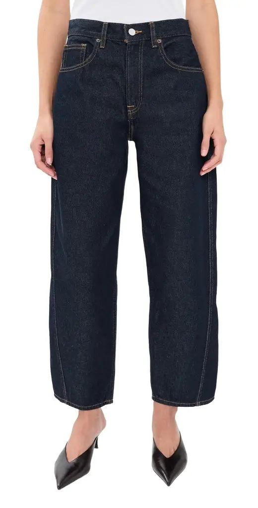 GOOD AMERICAN Vintage Barrel Ankle Jeans