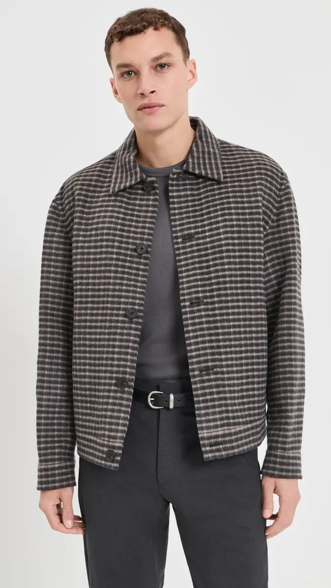 Theory Short Jacket In Double Faced Wool | Thumbnail 2 Theory Short Jacket In Double Faced Wool | Thumbnail 2