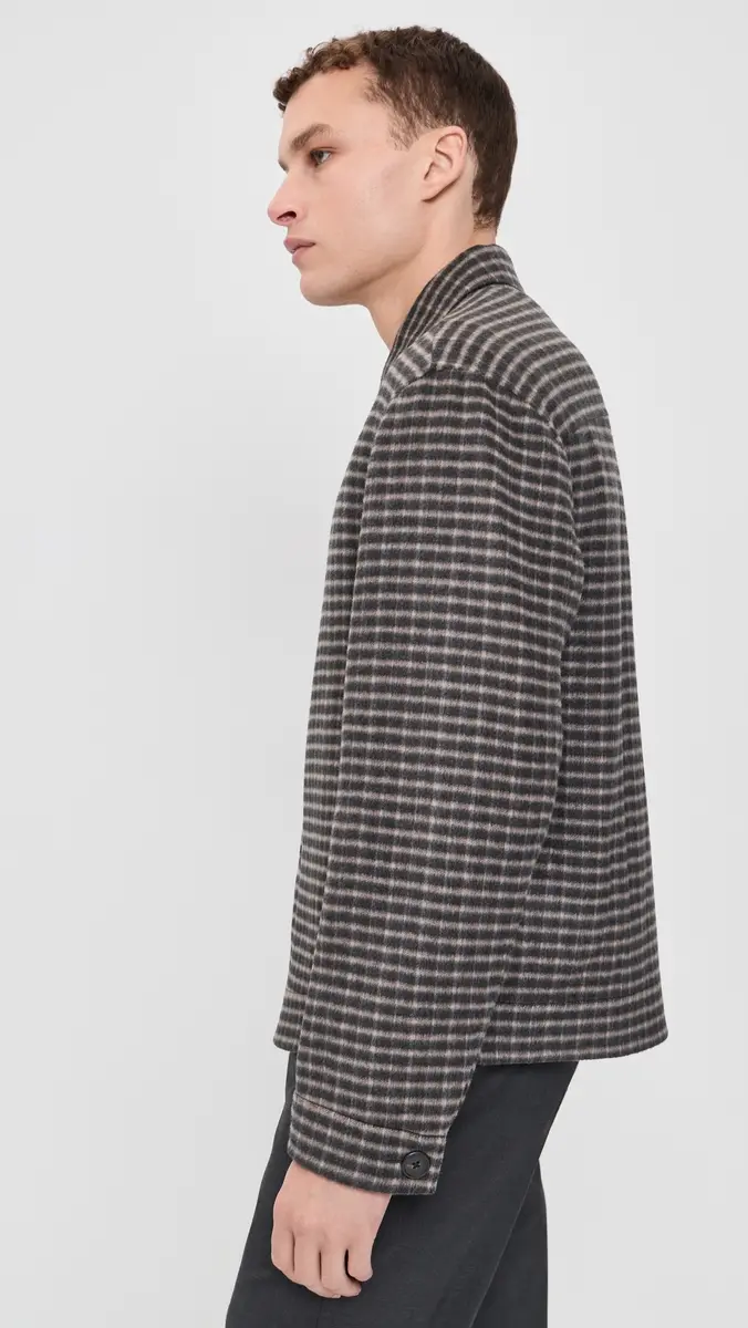 Theory Short Jacket In Double Faced Wool | Thumbnail 4 Theory Short Jacket In Double Faced Wool | Thumbnail 4