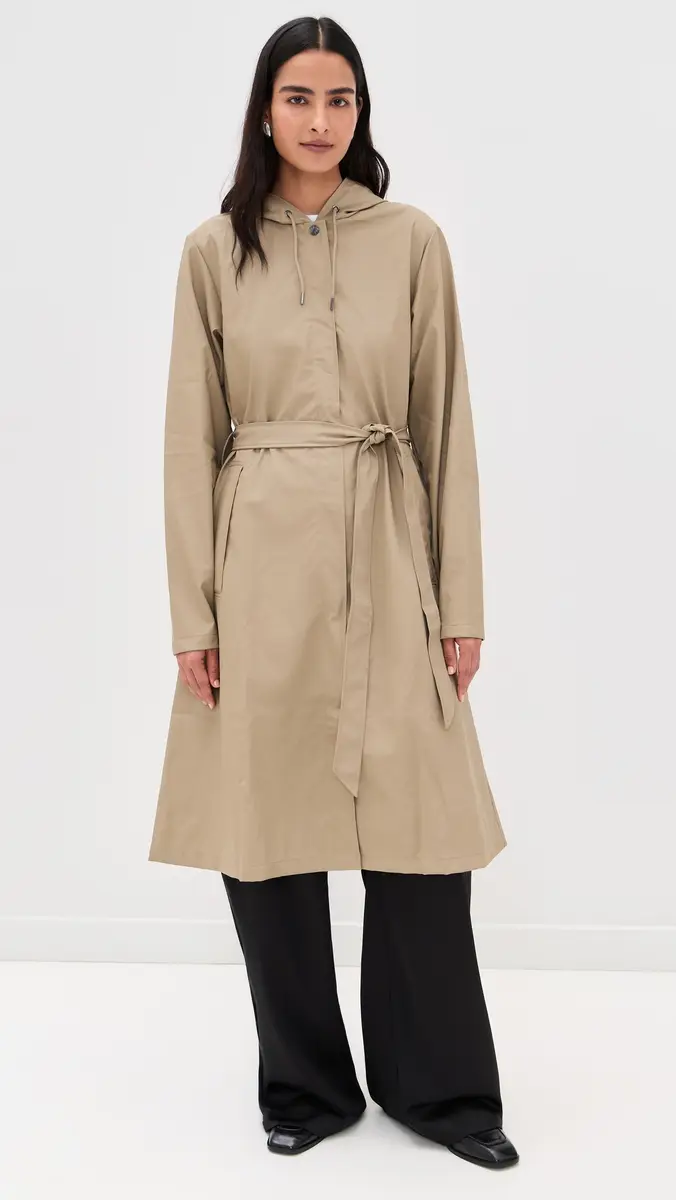 Rains A-Line Longer Jacket | Thumbnail 3 Rains A-Line Longer Jacket | Thumbnail 3