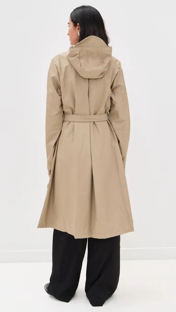 Rains A-Line Longer Jacket | Thumbnail 4 Rains A-Line Longer Jacket | Thumbnail 4