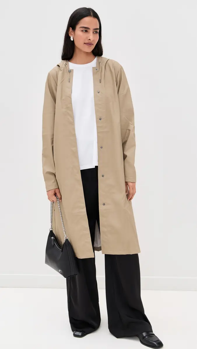 Rains A-Line Longer Jacket | Thumbnail 6 Rains A-Line Longer Jacket | Thumbnail 6