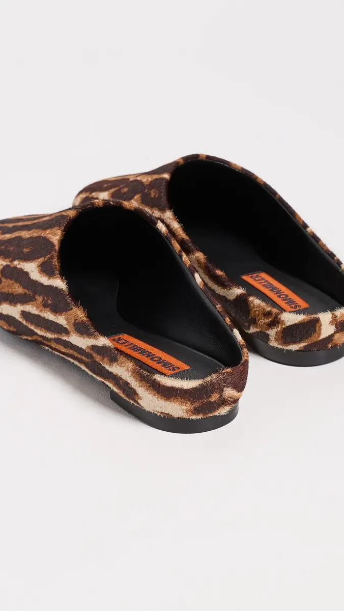 SIMONMILLER Haircalf Riad Slippers | Thumbnail 4