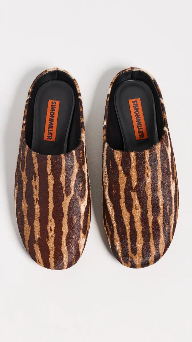 SIMONMILLER Haircalf Riad Slippers | Thumbnail 5