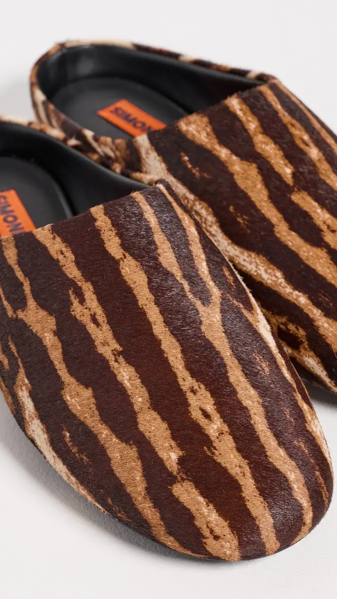 SIMONMILLER Haircalf Riad Slippers | Thumbnail 6