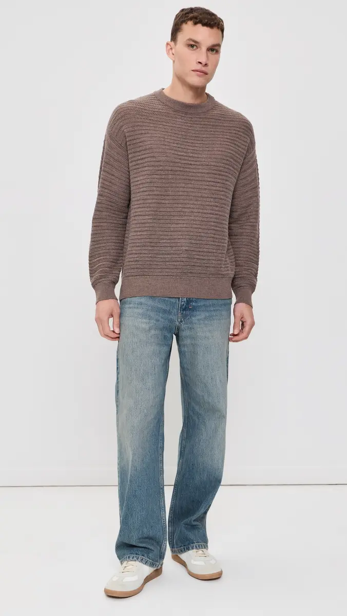Frescobol Carioca Jardim Merino Wool Knitted Crew Neck Sweater | Thumbnail 5 Frescobol Carioca Jardim Merino Wool Knitted Crew Neck Sweater | Thumbnail 5