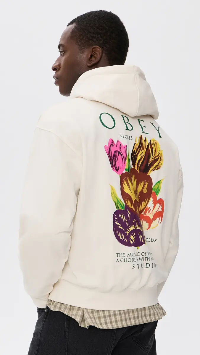 Obey Flores Robus Hooded Sweatshirt | Thumbnail 2 Obey Flores Robus Hooded Sweatshirt | Thumbnail 2