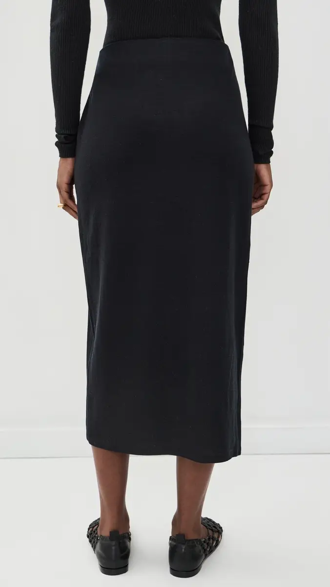 Vince Waist Draped Midi Skirt | Thumbnail 3 Vince Waist Draped Midi Skirt | Thumbnail 3