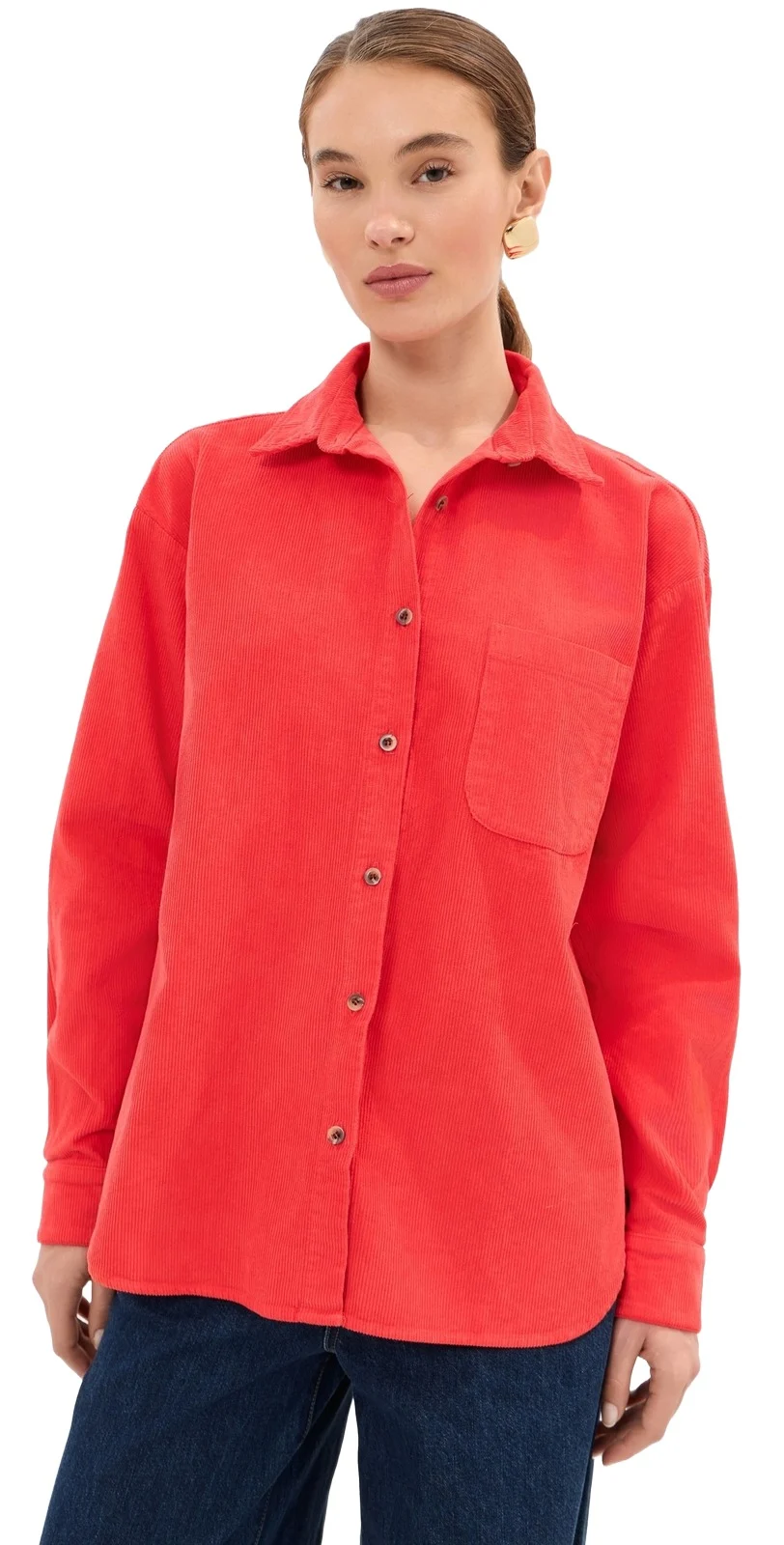 Winnie Corduroy Button Down Shirt Winnie Corduroy Button Down Shirt