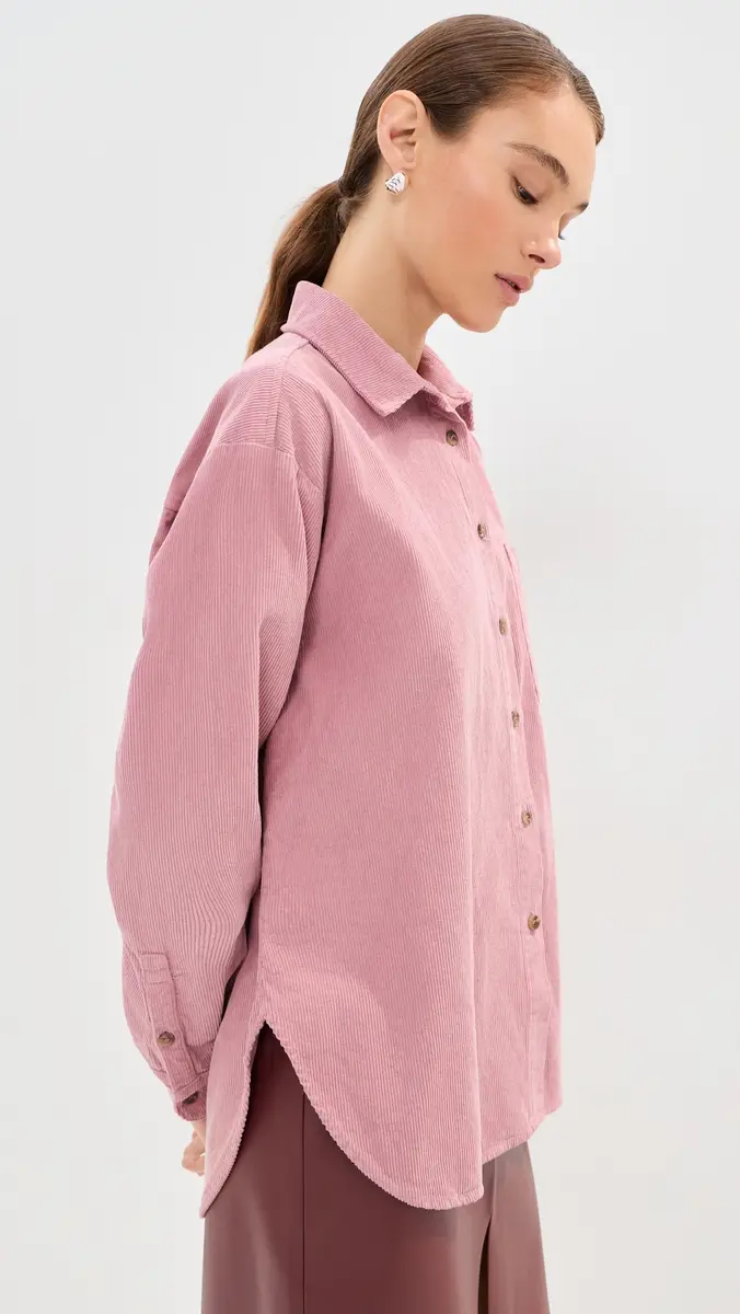 LE BOP Winnie Corduroy Button Down Shirt | Thumbnail 5 LE BOP Winnie Corduroy Button Down Shirt | Thumbnail 5
