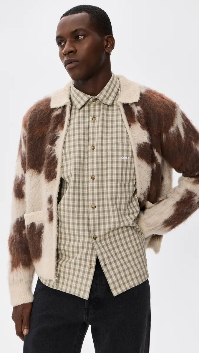 Obey Bigwig Axel Plaid Woven Shirt | Thumbnail 3 Obey Bigwig Axel Plaid Woven Shirt | Thumbnail 3