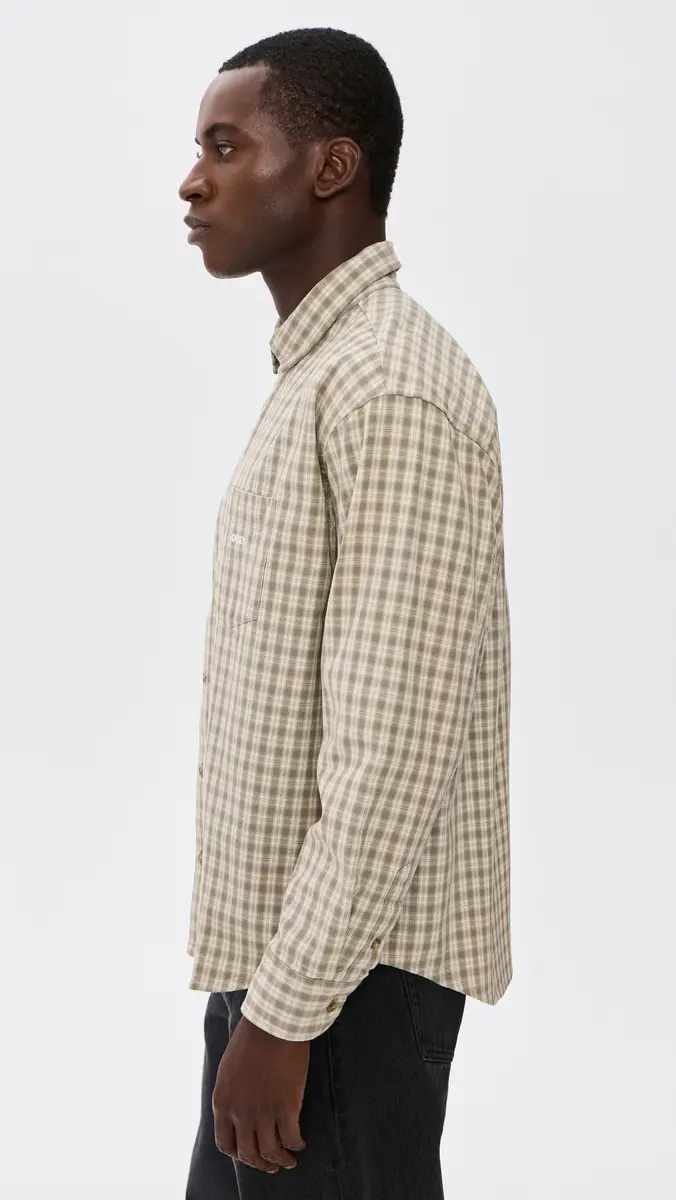 Obey Bigwig Axel Plaid Woven Shirt | Thumbnail 5 Obey Bigwig Axel Plaid Woven Shirt | Thumbnail 5