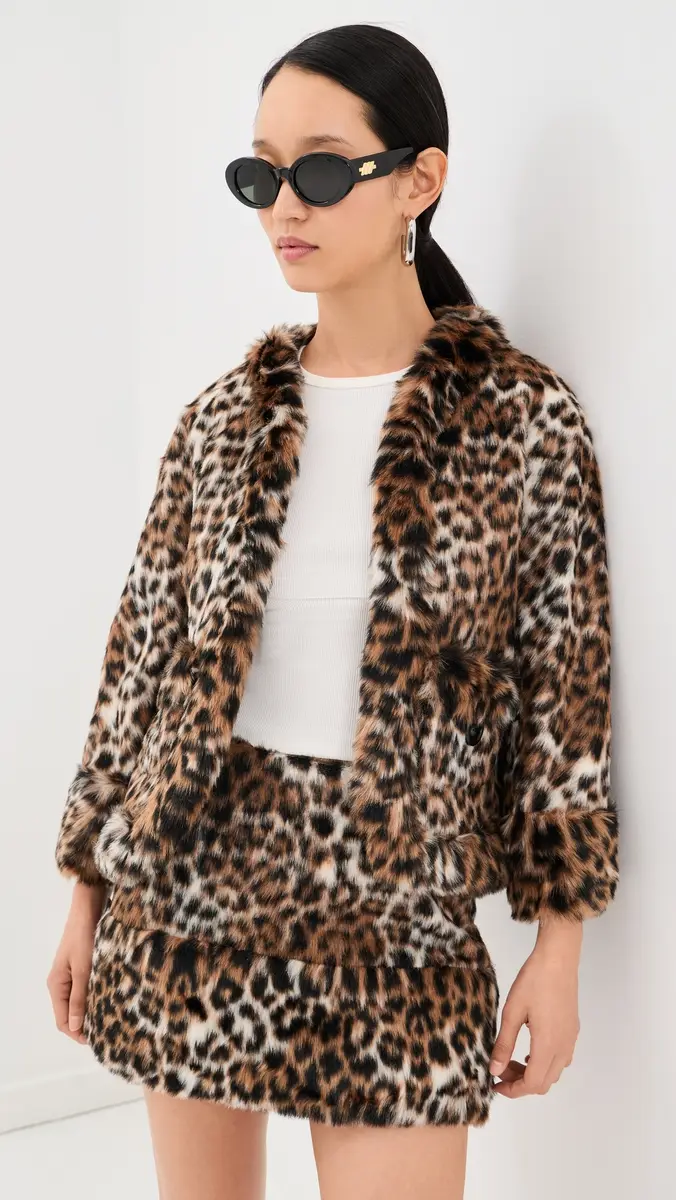 Marc Jacobs Faux Fur Leopard Jacket | Thumbnail 2 Marc Jacobs Faux Fur Leopard Jacket | Thumbnail 2