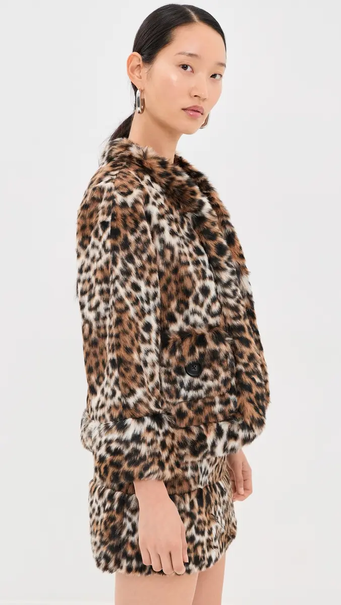 Marc Jacobs Faux Fur Leopard Jacket | Thumbnail 4 Marc Jacobs Faux Fur Leopard Jacket | Thumbnail 4