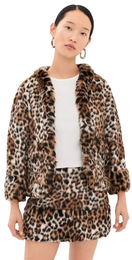 Marc Jacobs Faux Fur Leopard Jacket | Thumbnail 1 Marc Jacobs Faux Fur Leopard Jacket | Thumbnail 1