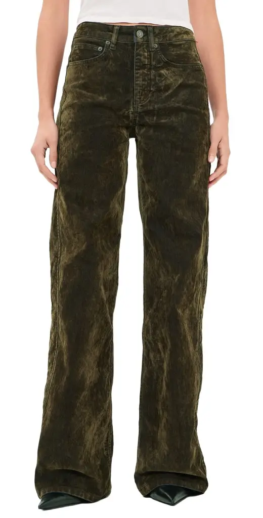 Cinq à Sept Flocked Velvet Betsy Pants