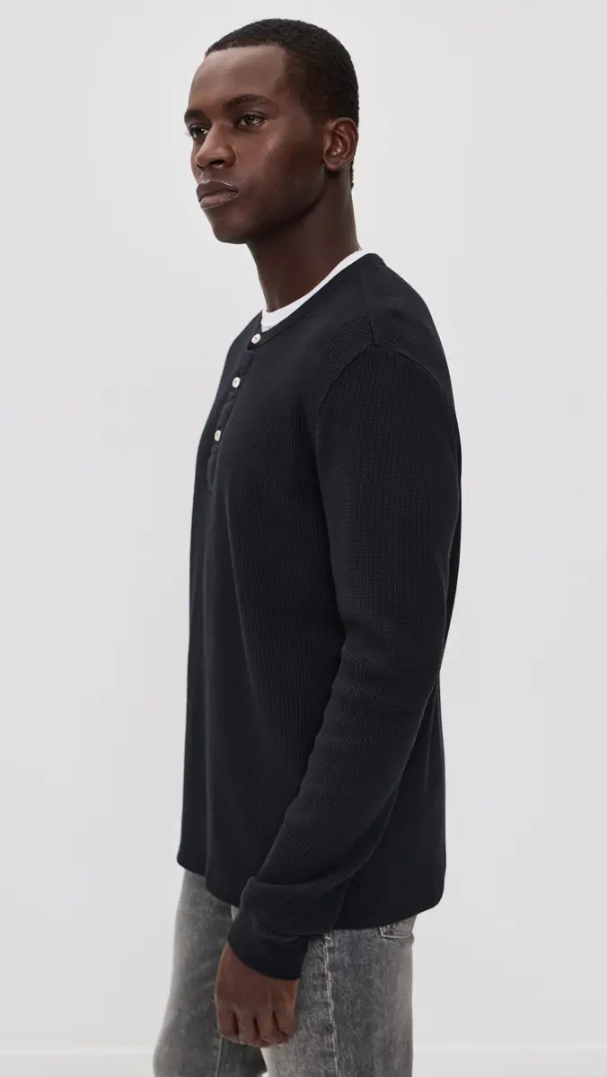 Joe's Jeans Henley Waffle Tee | Thumbnail 4