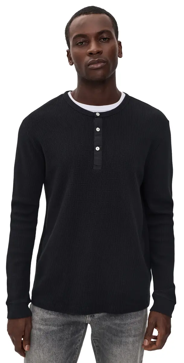Joe's Jeans Henley Waffle Tee