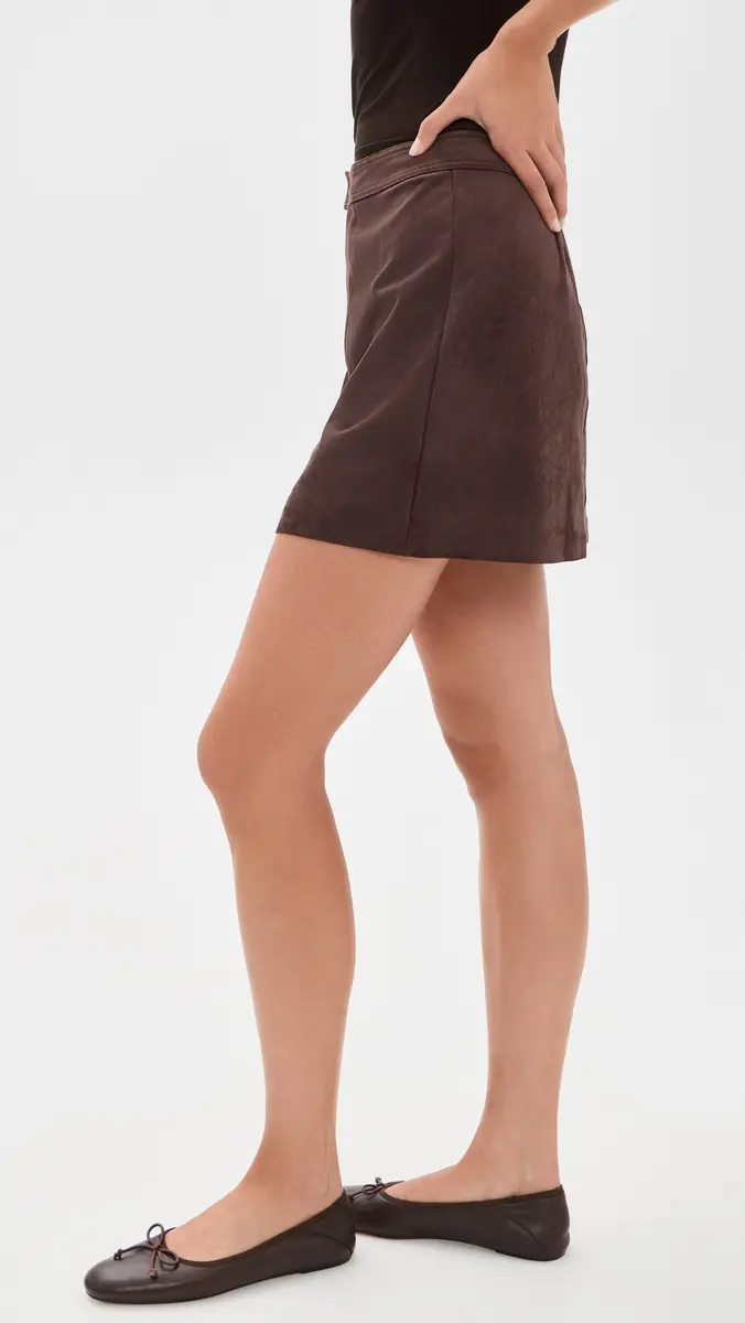 Z Supply Perri Faux Suede Mini Skirt | Thumbnail 4 Z Supply Perri Faux Suede Mini Skirt | Thumbnail 4