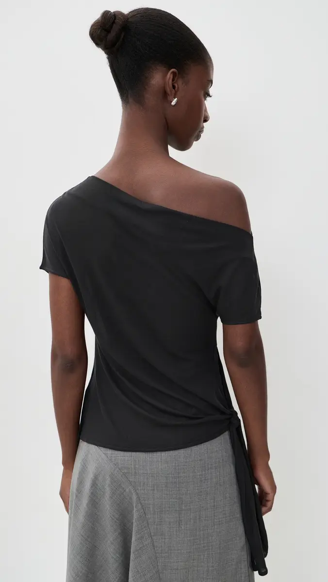 St. Agni Fine Jersey Off Shoulder Top | Thumbnail 3