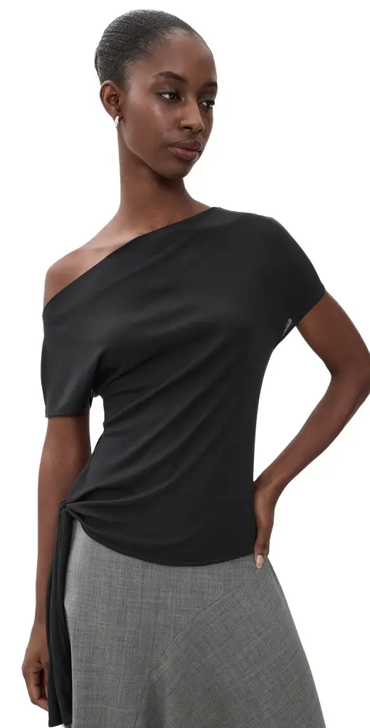 Fine Jersey Off Shoulder Top