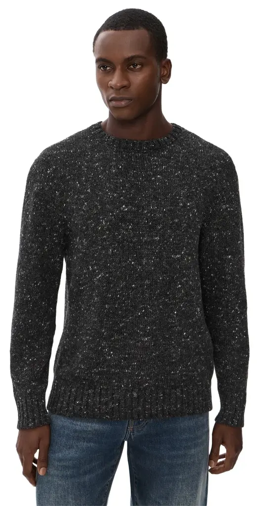 Knickerbocker Moor Alpaca and Merino Tweed Sweater