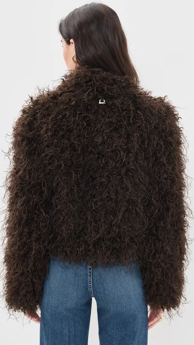 Apparis Ginette Mongolian Faux Fur Jacket | Thumbnail 3 Apparis Ginette Mongolian Faux Fur Jacket | Thumbnail 3