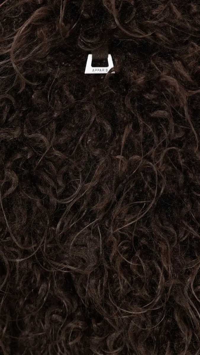 Apparis Ginette Mongolian Faux Fur Jacket | Thumbnail 6 Apparis Ginette Mongolian Faux Fur Jacket | Thumbnail 6