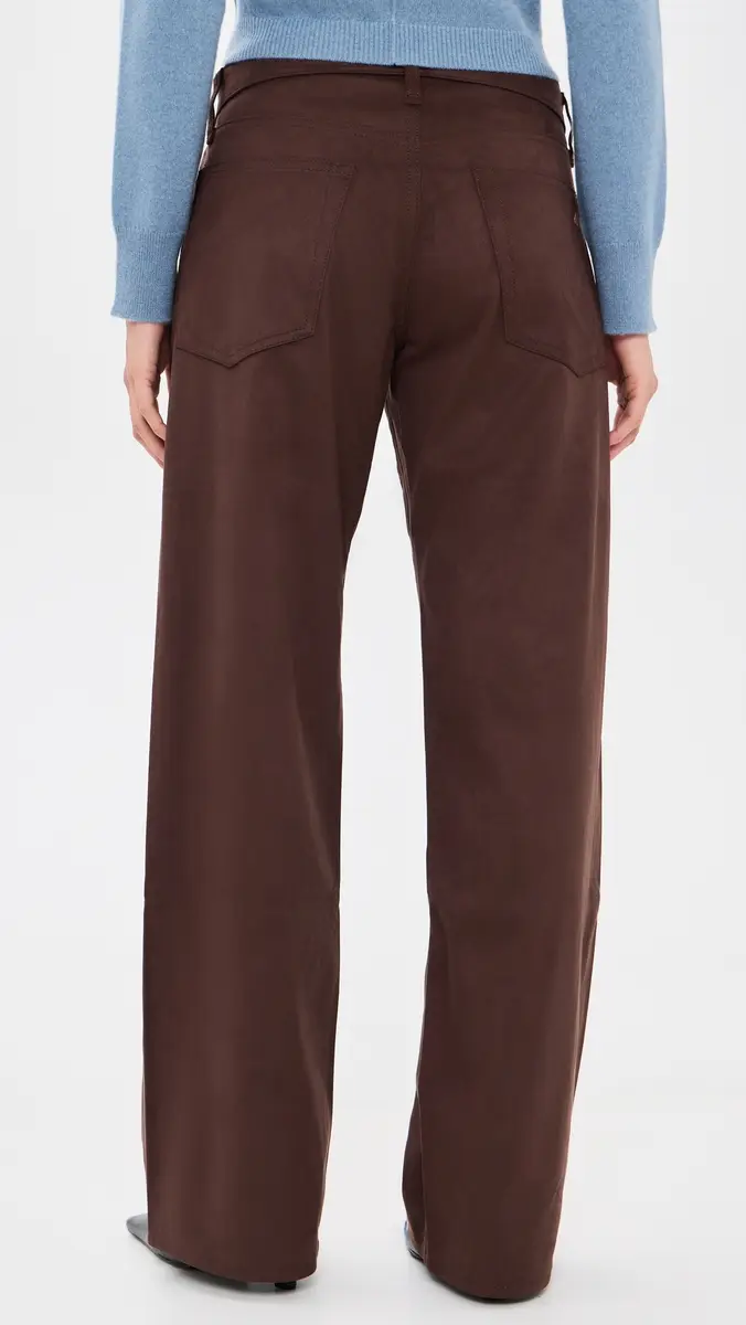 rag & bone Faux Suede Straight Pants | Thumbnail 3 rag & bone Faux Suede Straight Pants | Thumbnail 3