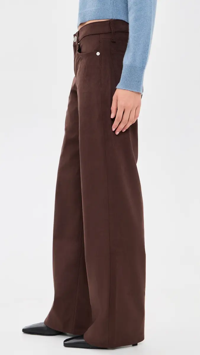 rag & bone Faux Suede Straight Pants | Thumbnail 4 rag & bone Faux Suede Straight Pants | Thumbnail 4
