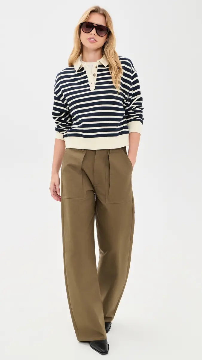 rag & bone Vintage Terry Striped Polo | Thumbnail 5 rag & bone Vintage Terry Striped Polo | Thumbnail 5