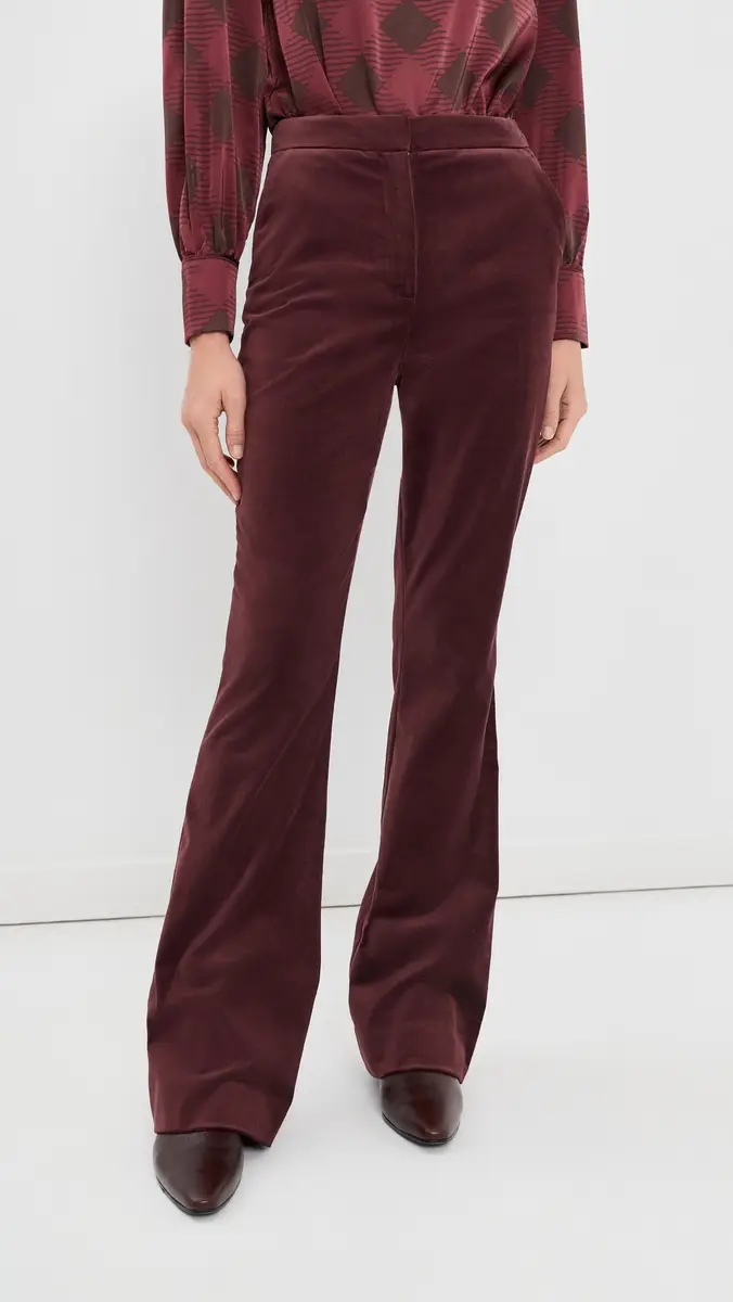 Veronica Beard Gracie Velvet Pants | Thumbnail 2