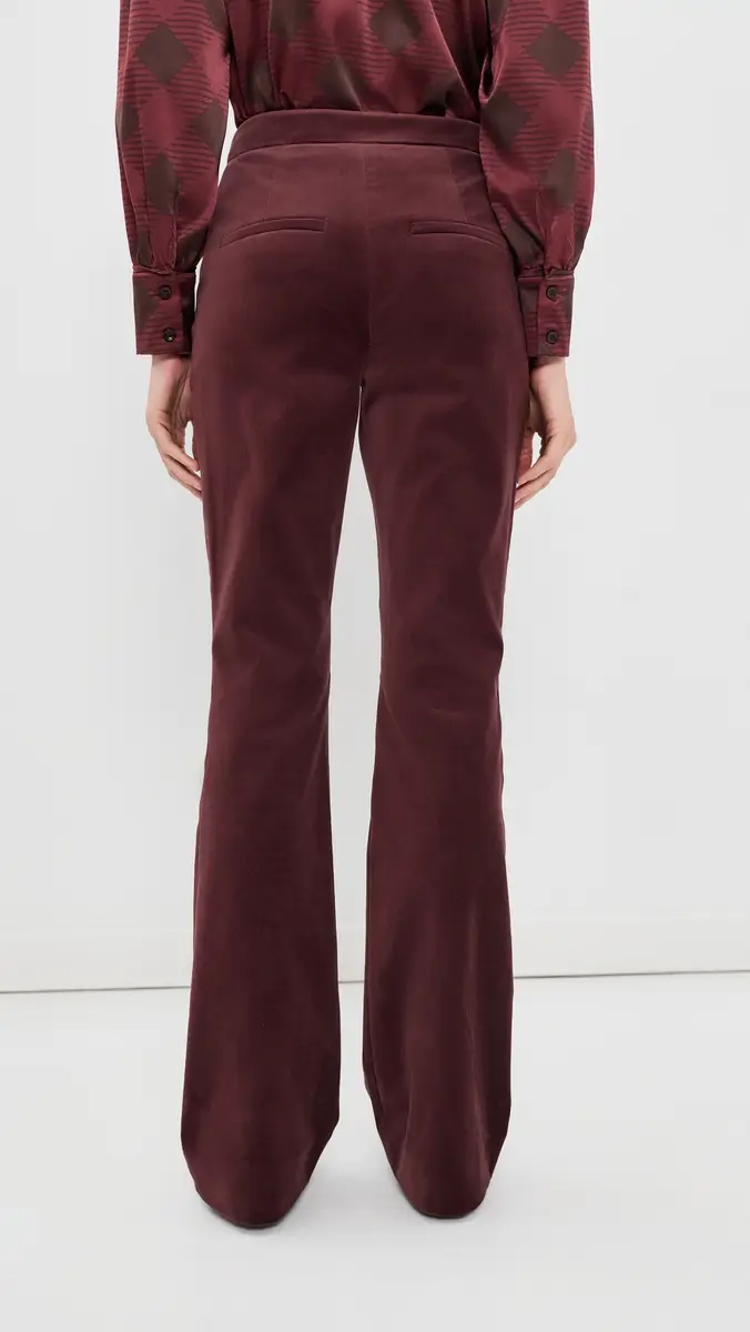 Veronica Beard Gracie Velvet Pants | Thumbnail 3
