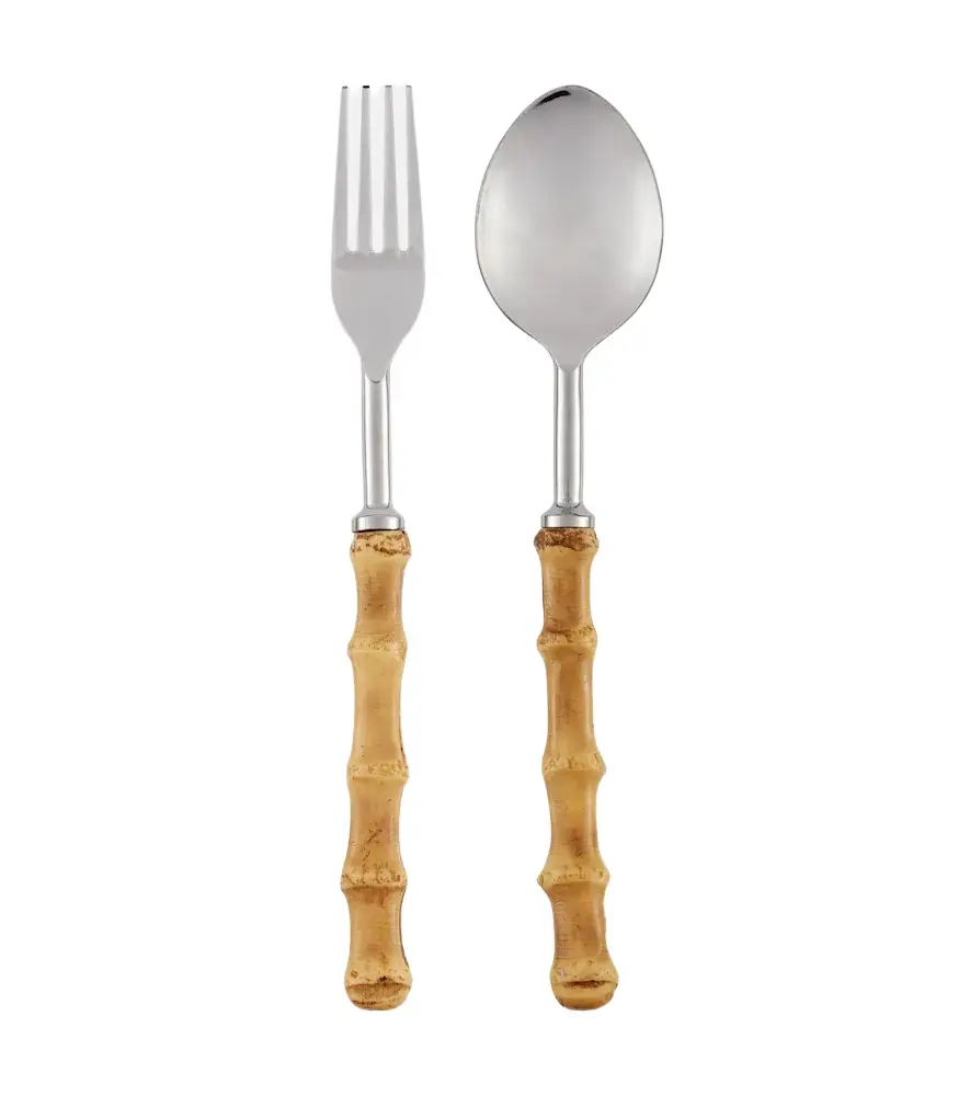 Bamboo flatware set