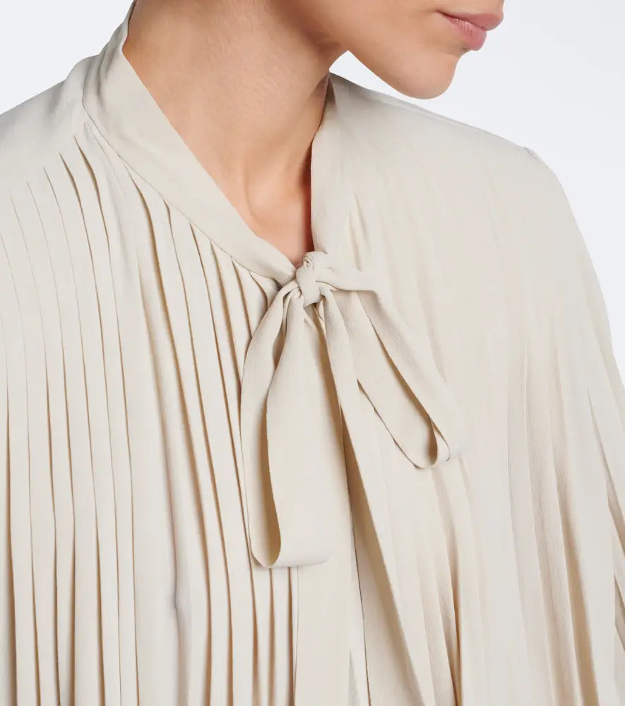 Tom Ford Plissé crêpe de chine blouse | Thumbnail 5 Tom Ford Plissé crêpe de chine blouse | Thumbnail 5