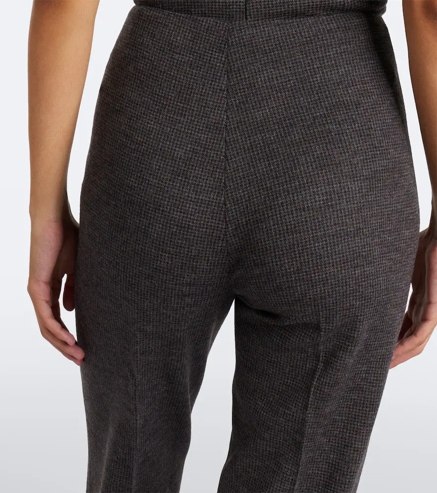 Ralph Lauren Collection Macy wool jersey straight pants | Thumbnail 4